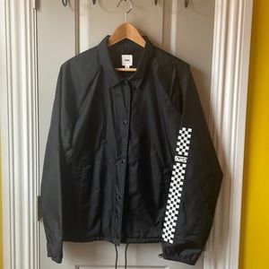 VANS Checkerboard Coach Jacket size XL
